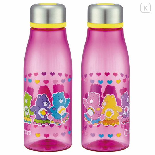 Japan Care Bears Water Bottle 500ml - Purple Pink - 3