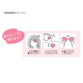 Japan Sanrio Tile Seal Acrylic Hair Clip Set - Hello Kitty & Mimmy & Tiny Chum - 2