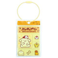 Japan Sanrio Wire Key Ring Tile Seal Acrylic Keychain - Pompompurin : Butt Friends - 1