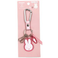 Japan Miffy Acrylic Charm Carabiner Smart Keychain - Sherbet Pink - 1