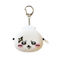 Japan Chiikawa Mini Silicone Pouch Keychain - Rakko : Chiikawa Restaurant