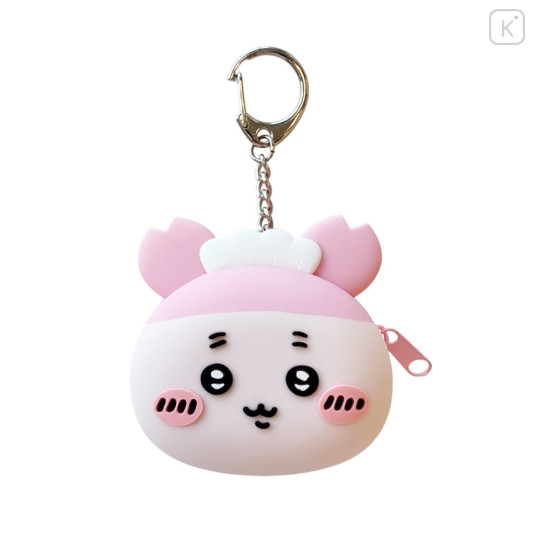 Japan Chiikawa Mini Silicone Pouch Keychain - Furuhonya Kani-chan : Chiikawa Restaurant - 1