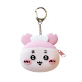 Japan Chiikawa Mini Silicone Pouch Keychain - Furuhonya Kani-chan : Chiikawa Restaurant - 1