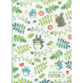 Japan Ghibli A4 Clear File - Totoro : Colorful Leaf White - 1
