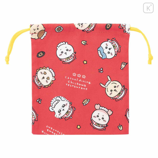Japan Chiikawa Drawstring Bag - Chiikawa Restaurant Collection - 1