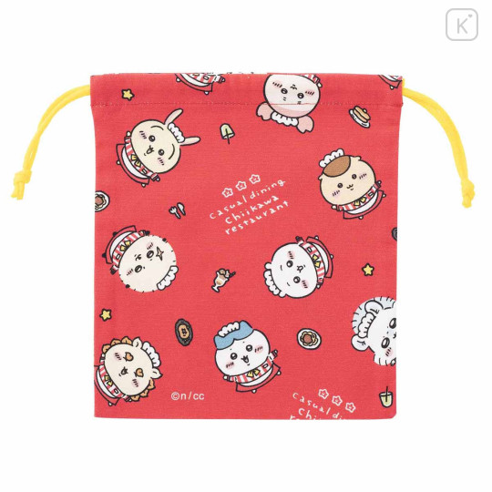 Japan Chiikawa Drawstring Bag - Chiikawa Restaurant Collection - 4