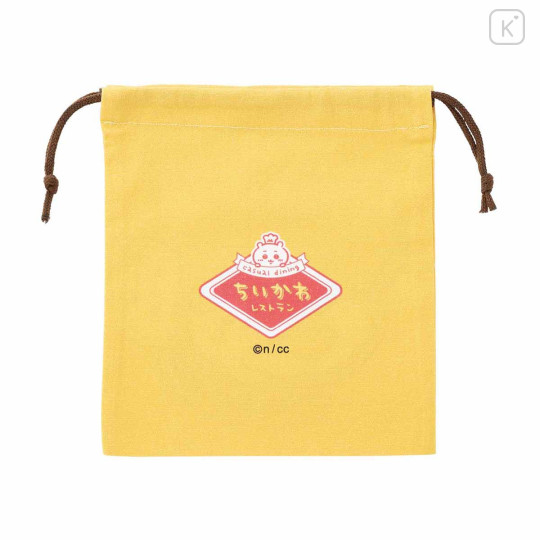 Japan Chiikawa Drawstring Bag - Hachiware : Chiikawa Restaurant - 4