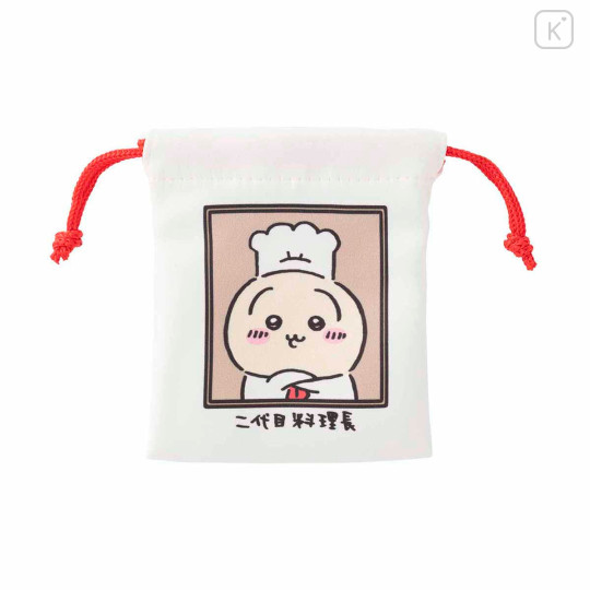 Japan Chiikawa Mini Drawstring Bag Set - Chiikawa Restaurant Let's do it - 6