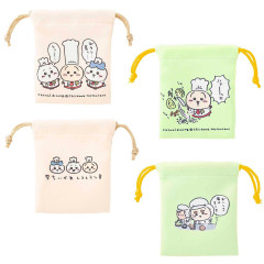Japan Chiikawa Mini Drawstring Bag Set - Chiikawa Restaurant Long Hat