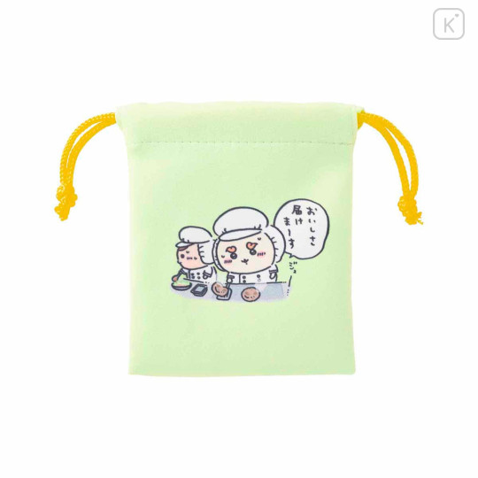 Japan Chiikawa Mini Drawstring Bag Set - Chiikawa Restaurant Long Hat - 6