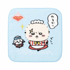 Japan Chiikawa Handkerchief - Hachiware & Rakko : Chiikawa Restaurant Shall we do it