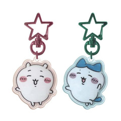 Japan Chiikawa Puffy Keychain Set - Chiikawa & Hachiware