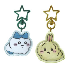 Japan Chiikawa Puffy Keychain Set - Hachiware & Usagi
