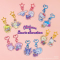 Japan Chiikawa × Sanrio Puffy Keychain Set - Hachiware & Hello Kitty - 2