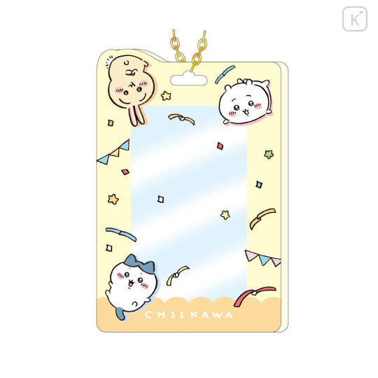 Japan Chiikawa Card Frame Keychain - Chiikawa & Hachiware & Usagi : Celebration - 1