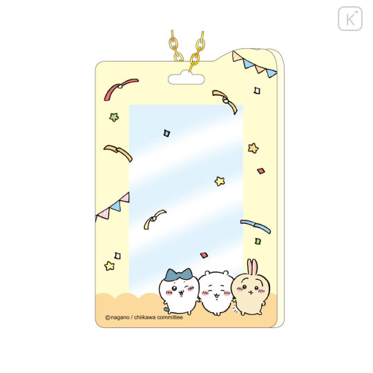 Japan Chiikawa Card Frame Keychain - Chiikawa & Hachiware & Usagi : Celebration - 4