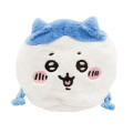 Japan Chiikawa Fluffy Drawstring Bag - Hachiware : Face - 5