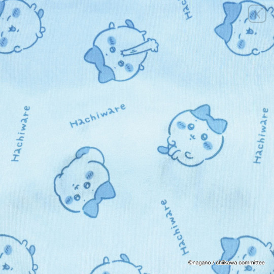 Japan Chiikawa Fluffy Drawstring Bag - Hachiware : Face - 8