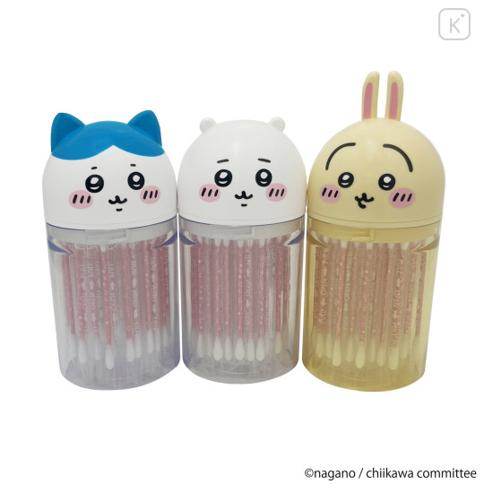 Japan Chiikawa Cotton Swabs with Case - Hachiware - 3