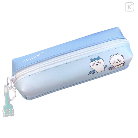 Japan Chiikawa 2 Pockets Pen Case - Chiikawa & Hachiware : Conquest - 2