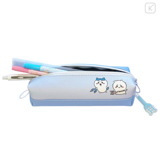 Japan Chiikawa 2 Pockets Pen Case - Chiikawa & Hachiware : Conquest - 6
