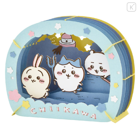 Japan Chiikawa Paper Theater Craft Kit - Chiikawa & Hachiware & Usagi : Defeated - 5