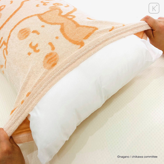 Japan Chiikawa Cool Pillow Cover - Chiikawa & Hachiware & Usagi : Antibacterial and Deodorizing Stretchable - 3