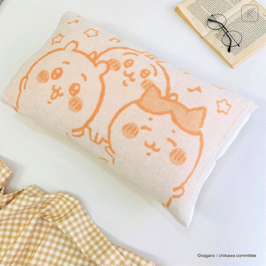 Japan Chiikawa Cool Pillow Cover - Chiikawa & Hachiware & Usagi : Antibacterial and Deodorizing Stretchable - 6