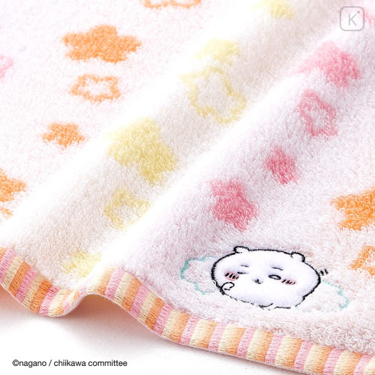 Japan Chiikawa Small Bath Towel - Chiikawa : Pop Star Orange - 3