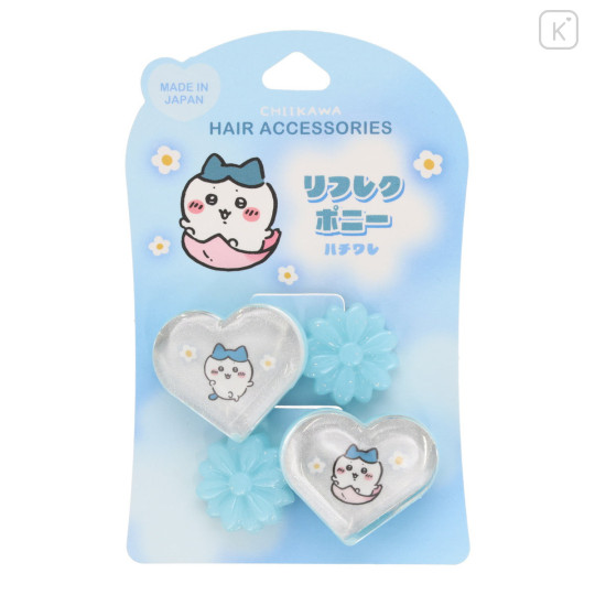 Japan Chiikawa Reflect Hair Pony Set - Hachiware - 1