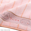 Japan Chiikawa Mini Towel Handkerchief - Chiikawa : Striped Pink - 2
