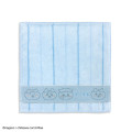 Japan Chiikawa Mini Towel Handkerchief - Hachiware : Striped Blue - 1