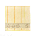 Japan Chiikawa Mini Towel Handkerchief - Usagi : Striped Yellow - 1