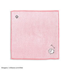 Japan Chiikawa Mini Towel Handkerchief - Chiikawa : Story Pink