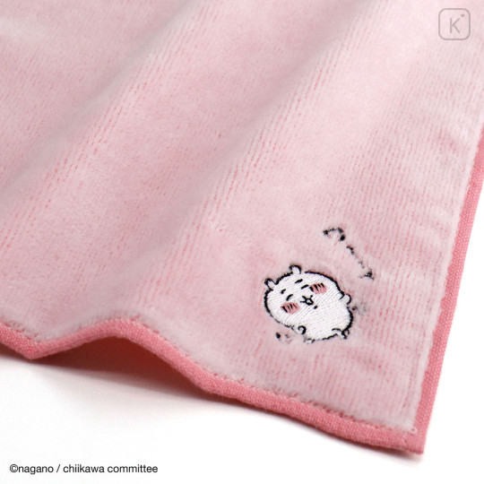 Japan Chiikawa Mini Towel Handkerchief - Chiikawa : Story Pink - 2