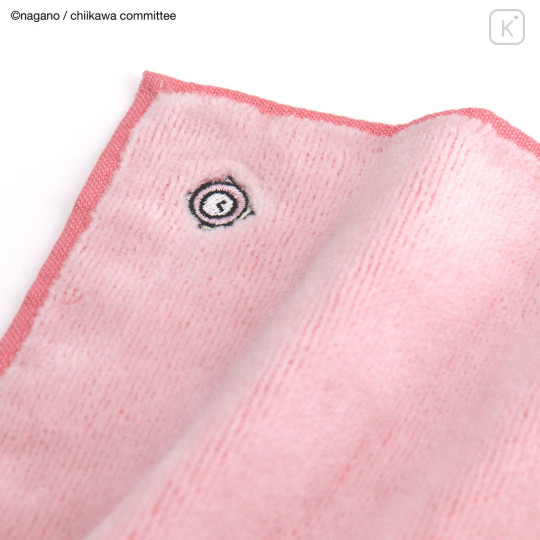 Japan Chiikawa Mini Towel Handkerchief - Chiikawa : Story Pink - 3