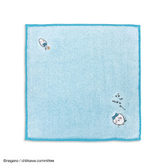 Japan Chiikawa Mini Towel Handkerchief - Hachiware : Story Blue