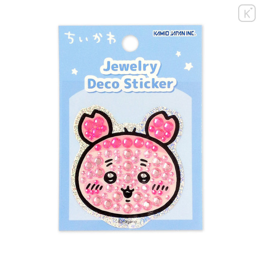 Japan Chiikawa Jewelry Deco Sticker - Furuhonya Kani-chan - 1