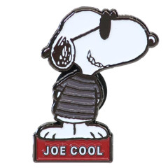 Japan Peanuts Pin Badge - Snoopy : Joe Cool TShirt
