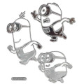 Japan Minions Emblem Deco Sticker - Minions : Car Sticker Sliver Run - 1