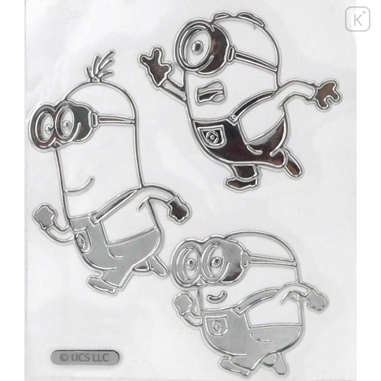 Japan Minions Emblem Deco Sticker - Minions : Car Sticker Sliver Run - 2