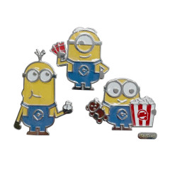 Japan Minions Emblem Deco Sticker - Minions : Car Sticker Colorful Popcorn