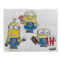 Japan Minions Emblem Deco Sticker - Minions : Car Sticker Colorful Popcorn - 2