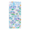 Japan Amenomori Fumika × Sanrio Water In Seal Sequins Puffy Sticker - Cinnamoroll : Angel Sparkling 3D - 1