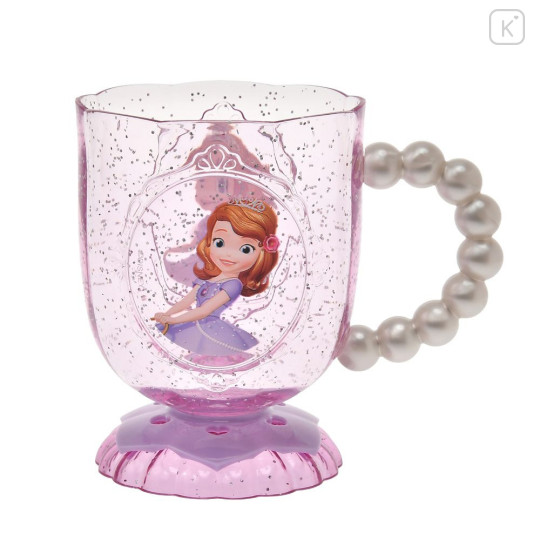 Japan Disney Store Clear Cup - Sofia : Pearl - 1