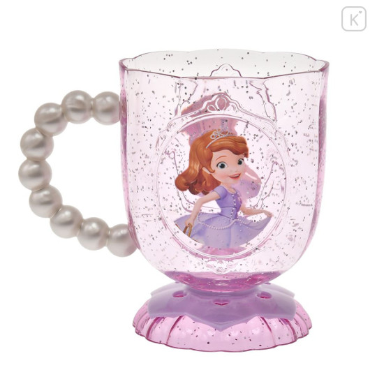 Japan Disney Store Clear Cup - Sofia : Pearl - 2