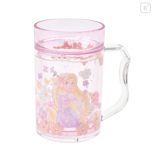 Japan Disney Sparkling Clear Cup - Rapunzel - 1