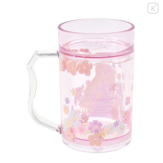 Japan Disney Sparkling Clear Cup - Rapunzel - 3