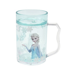 Japan Disney Sparkling Clear Cup - Elsa