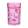 Japan Disney Sparkling Clear Cup - Minnie : Rabbit - 2
